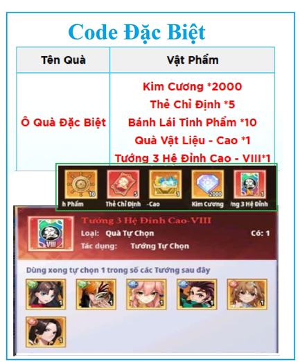 Code Vip Đặc Biệt